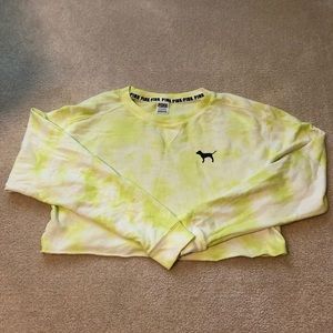 Neon yellow crop top